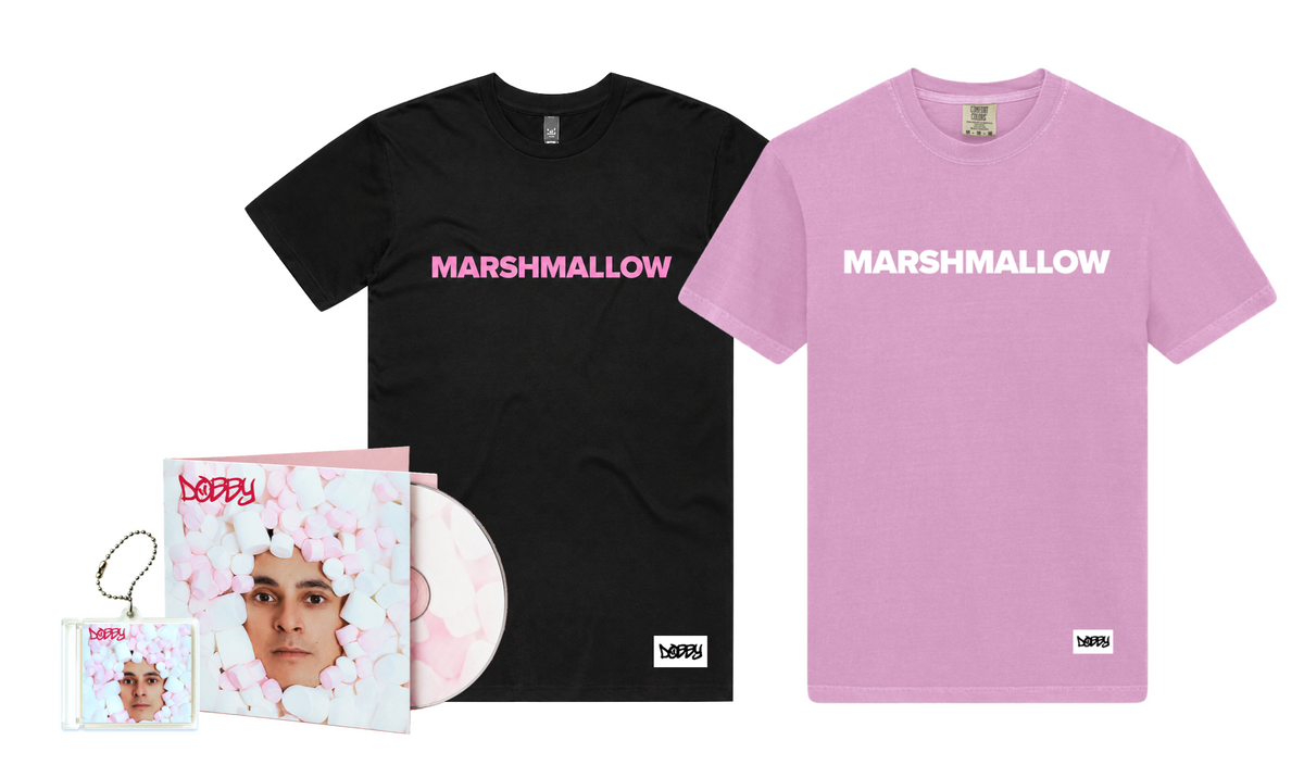 I <3 MARSHMALLOWS Bundle - 2x Shirts + CD + Keychain